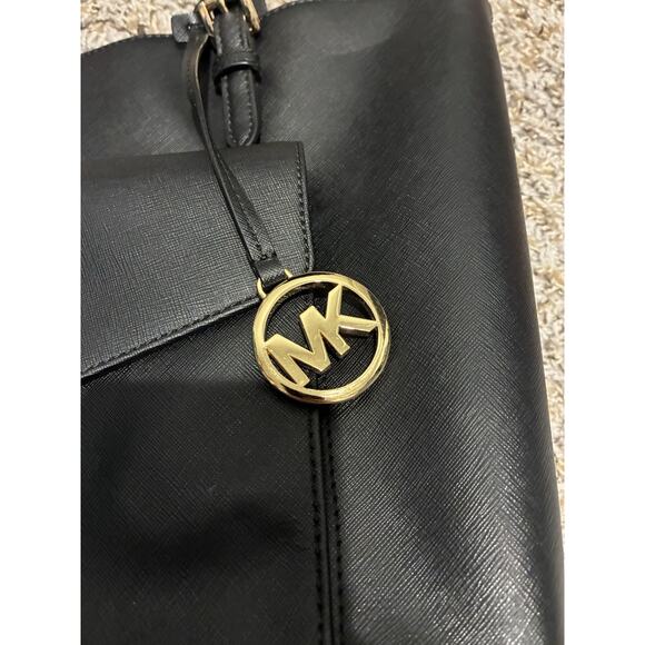 Michael Kors Black Jet Set Large Pocket Tote Excellent Condition - Picture 2 of 11